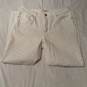 Women’s Levi’s 721 white high rise skinny jeans size 32 (14)